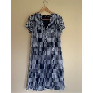 Picnic blanket patterned dress